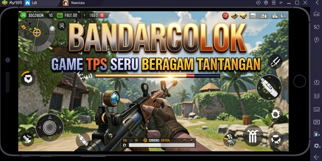 Tangkapan layar yang menunjukkan aksi seru dalam gameplay BANDARCOLOK.