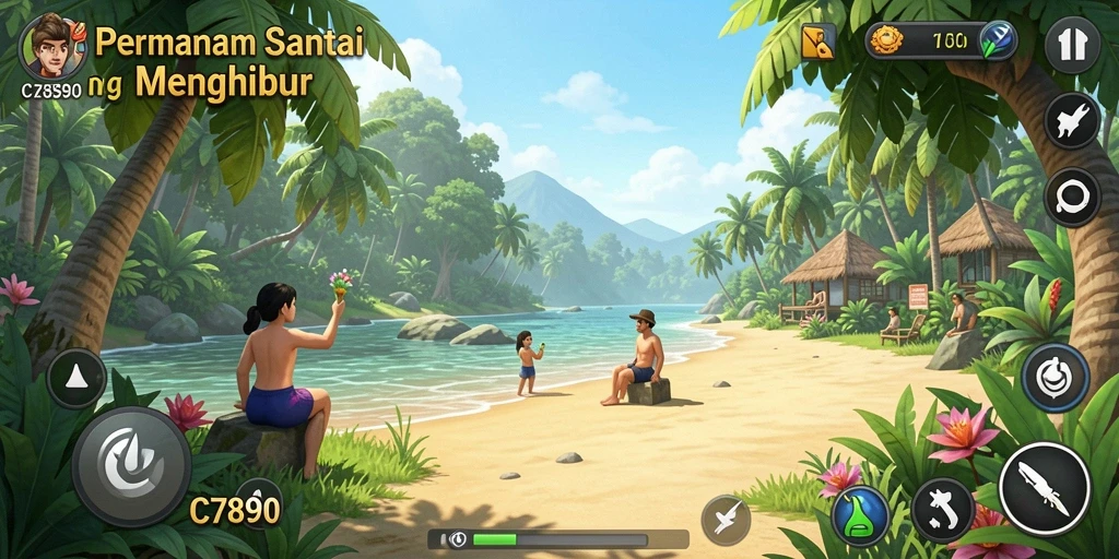 Tampilan menarik C7890 dengan gameplay santai yang menghibur.