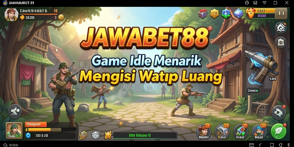 Screenshot gameplay JAWABET88 menampilkan aktivitas pengumpulan sumber daya yang menyenangkan.