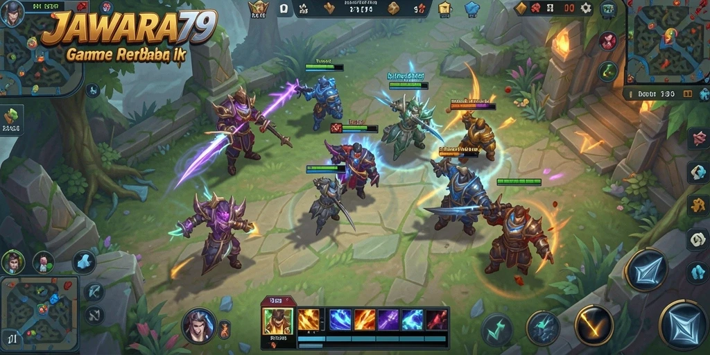 Tampilan gameplay seru dan menegangkan di JAWARA79.