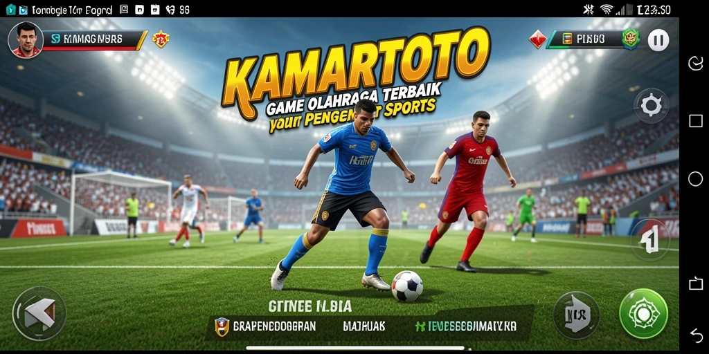 Tampilan gameplay mendebarkan dari KAMARTOTO yang menampilkan berbagai olahraga.