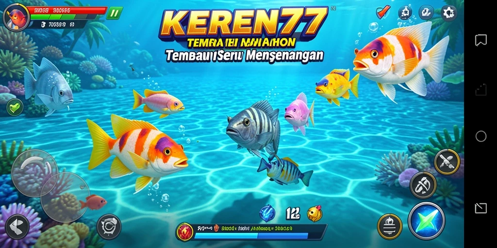 Tangkapan ikan yang memukau dalam gameplay KEREN77.