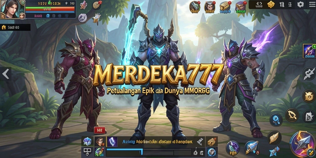 Gameplay epik MERDEKA777 dengan visual memukau dalam dunia MMORPG.