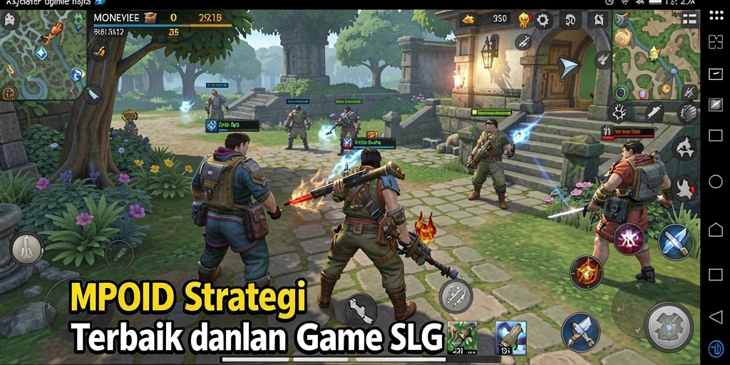 Tampilan gameplay seru dan strategis dalam MPOID.