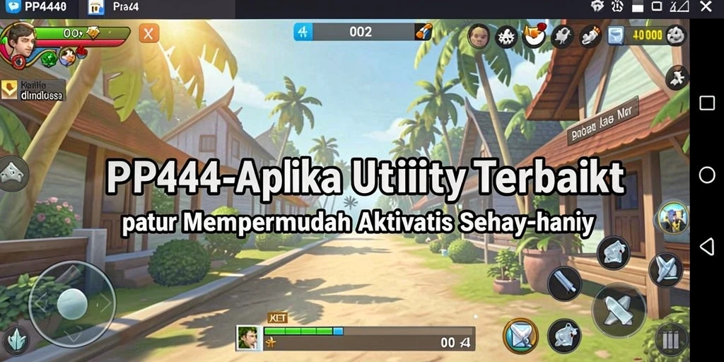 Tampilan antarmuka aplikasi PP444 yang modern dan fungsional.