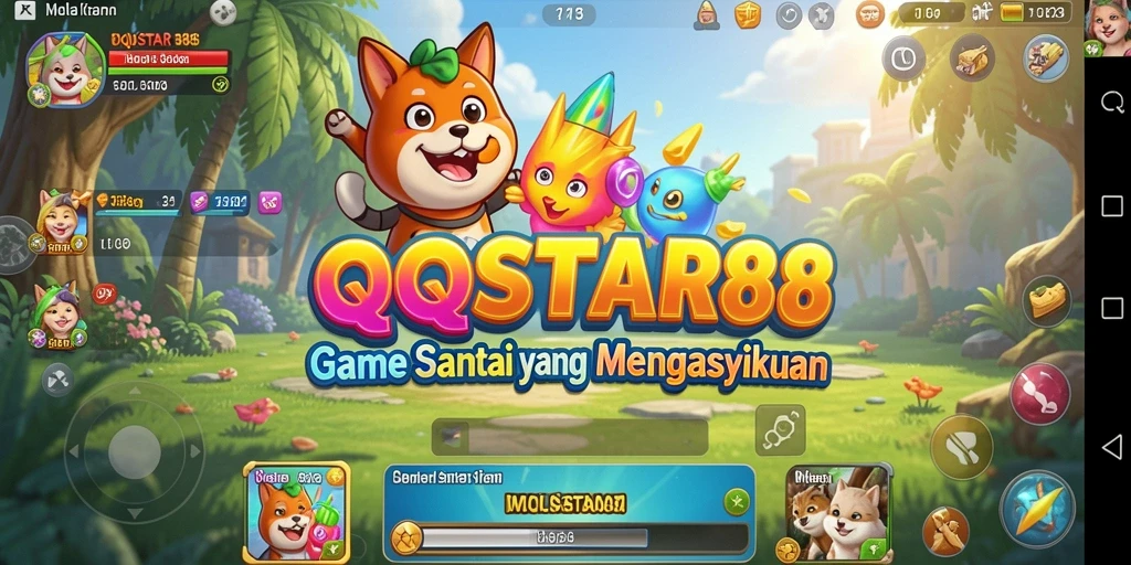 Screenshot gameplay QQSTAR88 yang seru dan menghibur.