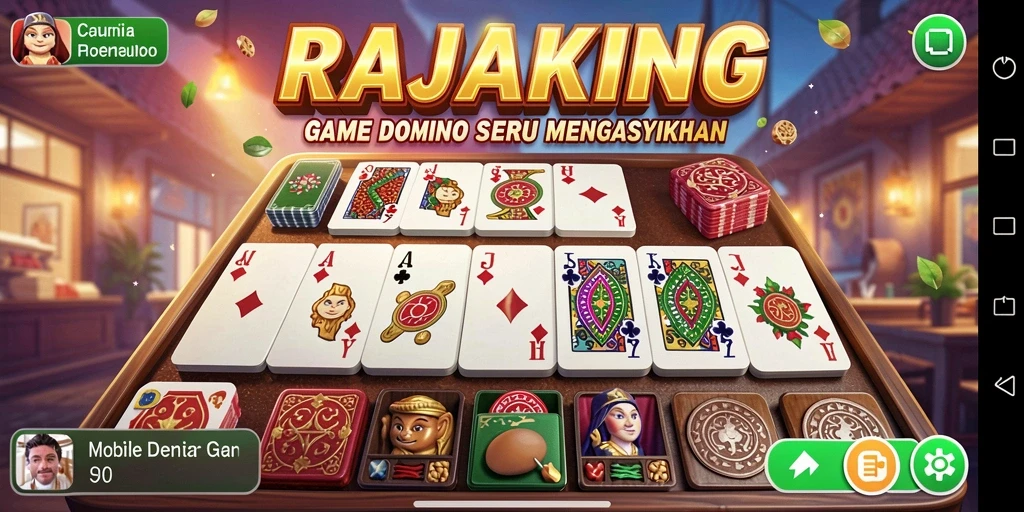 Tampilan gameplay menarik dalam RAJAKING yang menggairahkan.