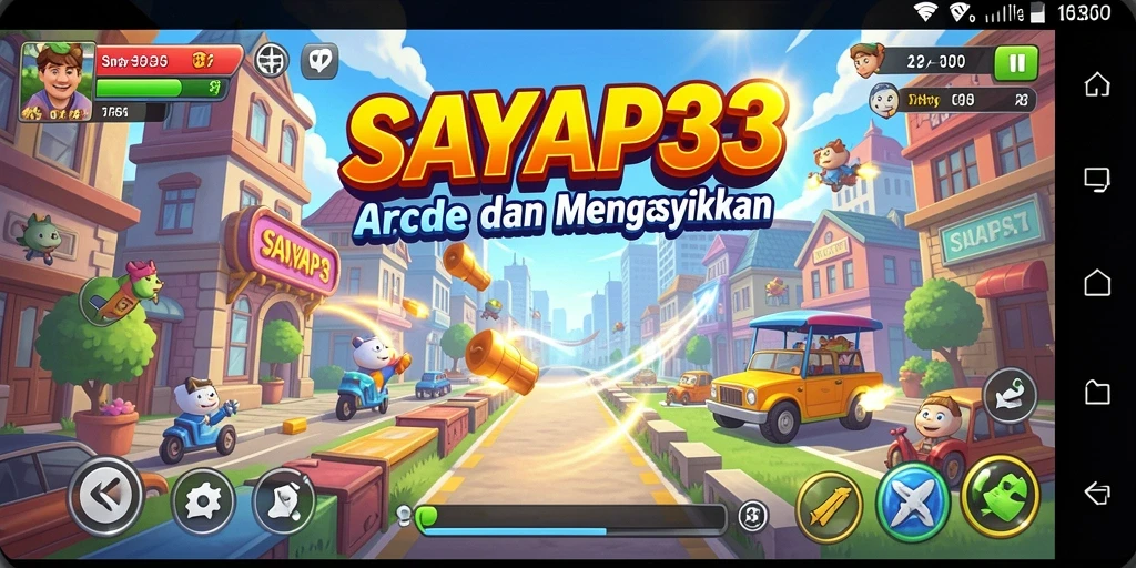 Tangkapan layar utama gameplay SAYAP33 yang penuh aksi Arcade.