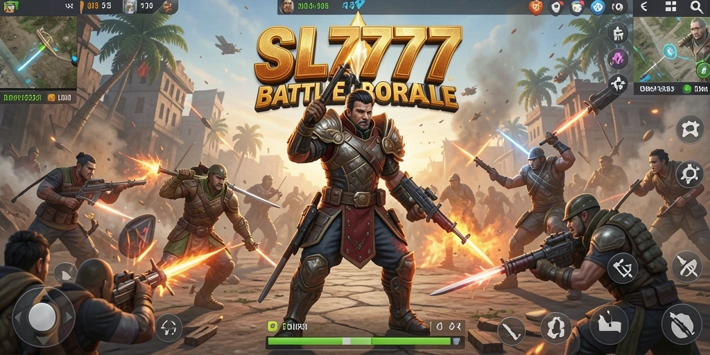 Gameplay menegangkan dengan aksi Battle Royale yang seru.
