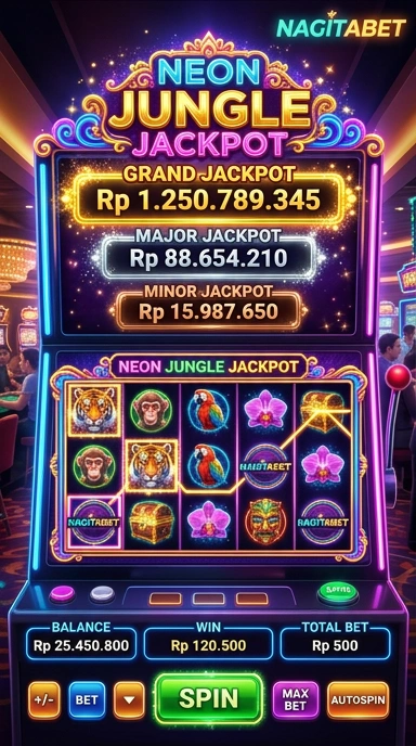 Tampilan antarmuka nagitabet yang user-friendly.